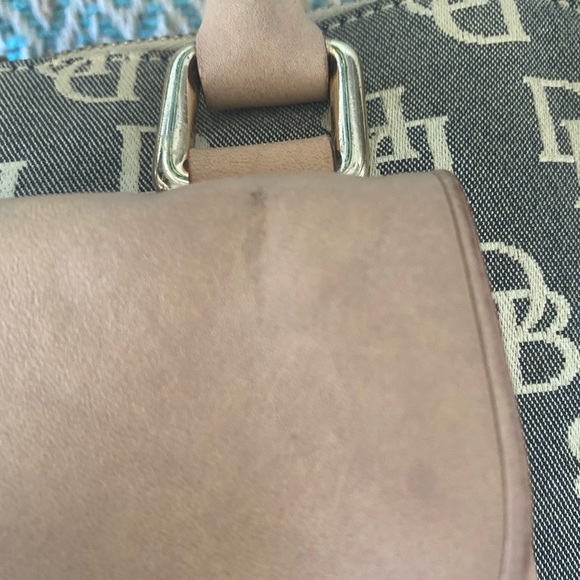 Dooney & Bourke Purse (Blue Gray) w Gold Hardware. - Picture 9 of 10
